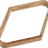 Wooden Diamond Rack - Rustic